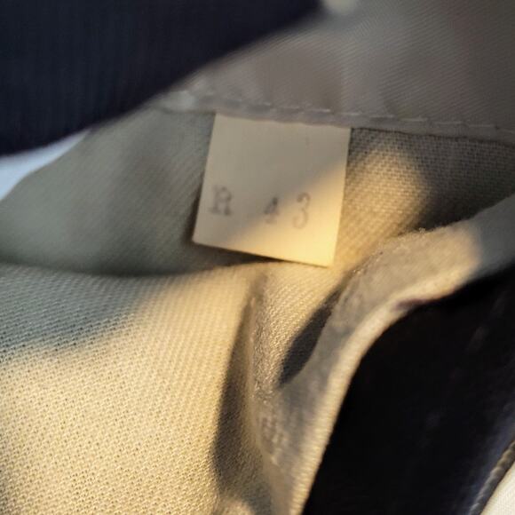 Mappelli‎ de Milano Men's 43 R Black Wool Blazer Gold Buttons - Picture 9 of 11